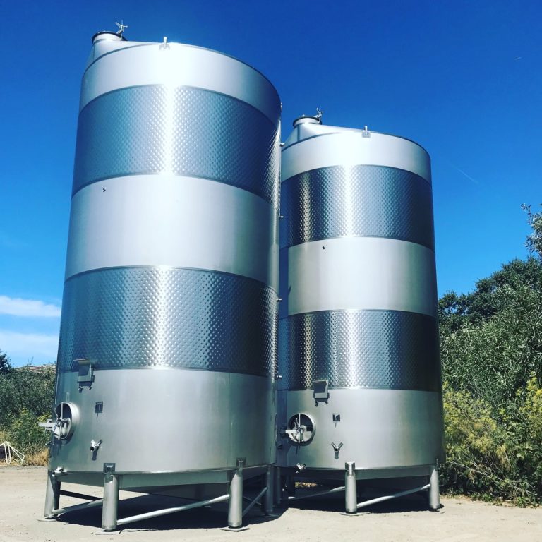 Eighteen 20,000 Fermenting tanks Santa Rosa Stainless Steel