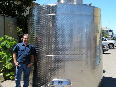 Joseph Phelps 10 Ton Insulated and Clad with Polished Engine Turned S/S